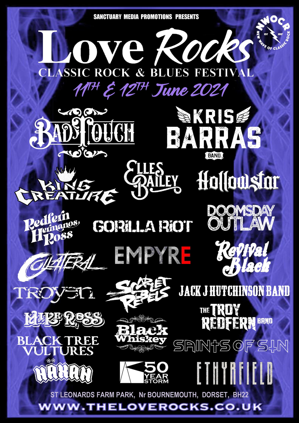 Classic Rock & Blues Festival 2020, Bournemouth, Dorset LOVEROCKS