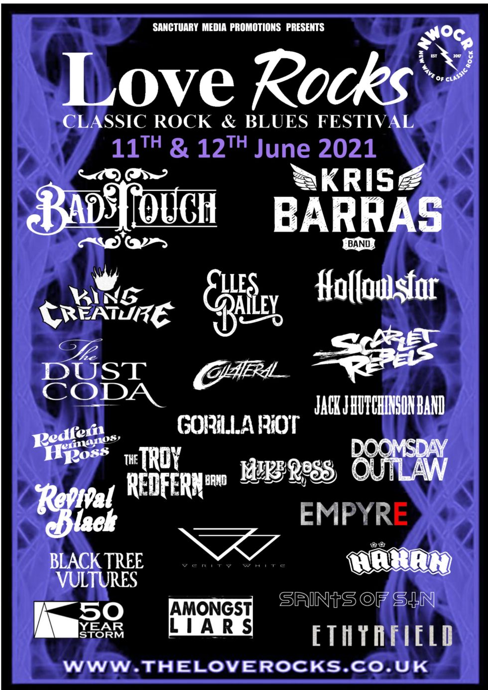 Classic Rock & Blues Festival 2020, Bournemouth, Dorset LOVEROCKS